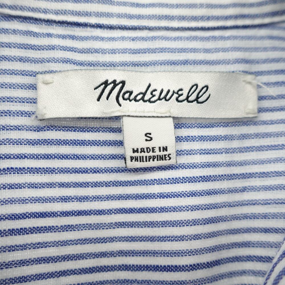 Madewell Tunic Top SZ S Relaxed Preppy Academic Academia Beachy Coastal Casual - Picture 6 of 10
